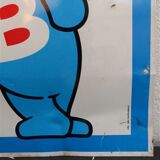 Butagaz bear enamelled plate