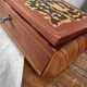 “Birds” marquetry box with mirror