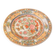 Vintage handmade Japanese porcelain plate decorated by hand.