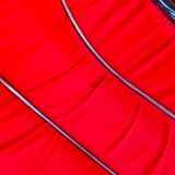 Ensemble de 4 chaises métal design italien