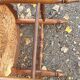 Corner straw chair