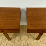 Vintage mid century bedside drawers