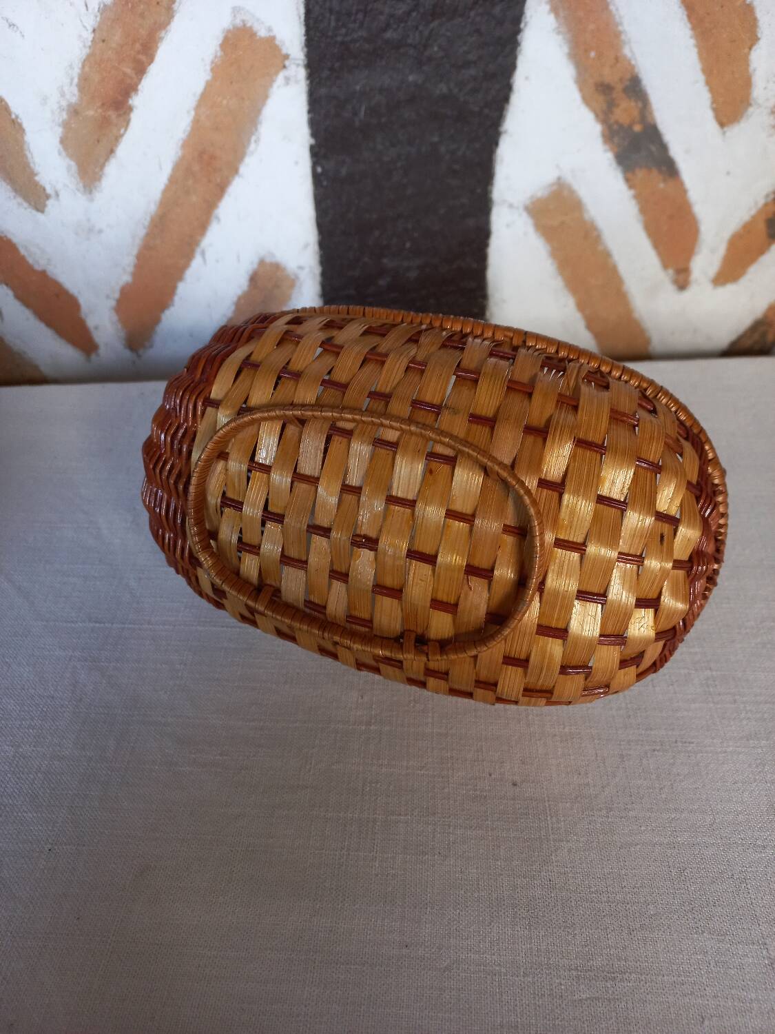 Basket basket empty pockets wicker duck