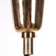 Vintage brass hanging lamp by Vereinigte Werkstatten Collection, 1960
