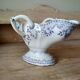 Iron earth gravy boat, Bouquet Creil & Montereau model, early 20th century