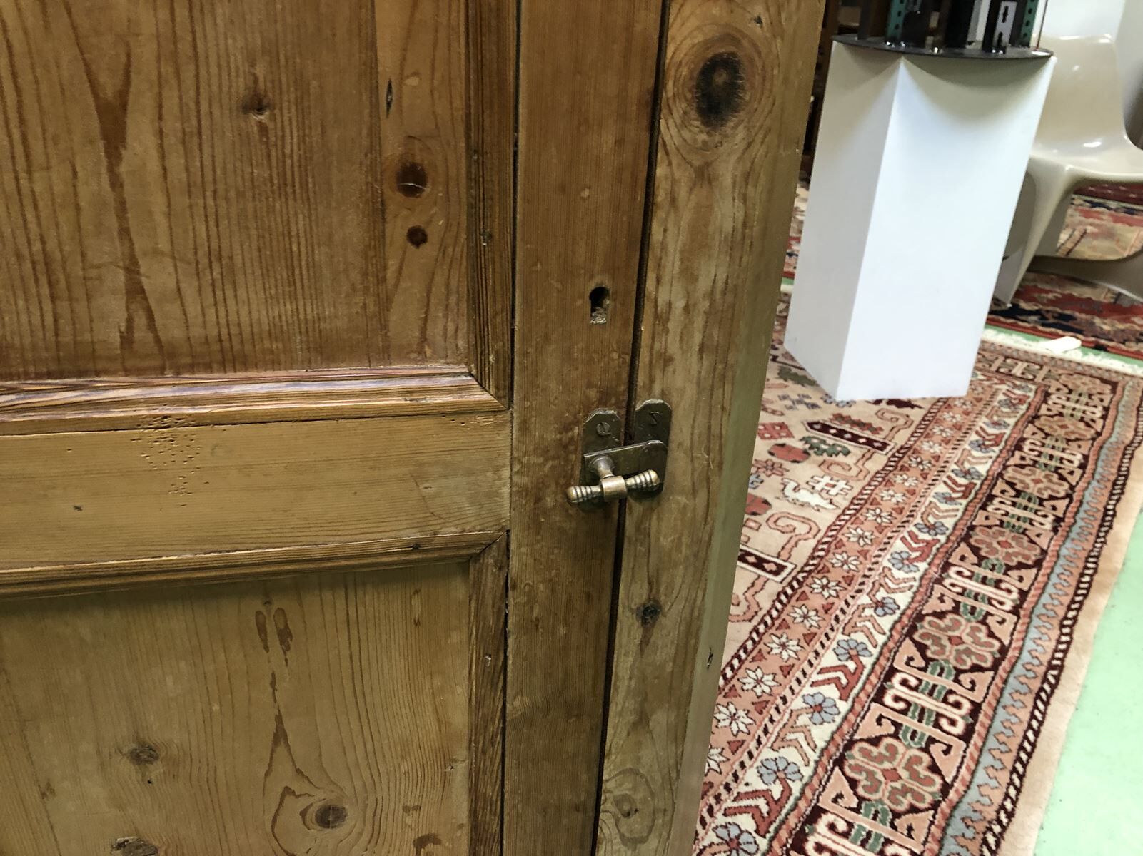 Fir corner wardrobe early 20th century