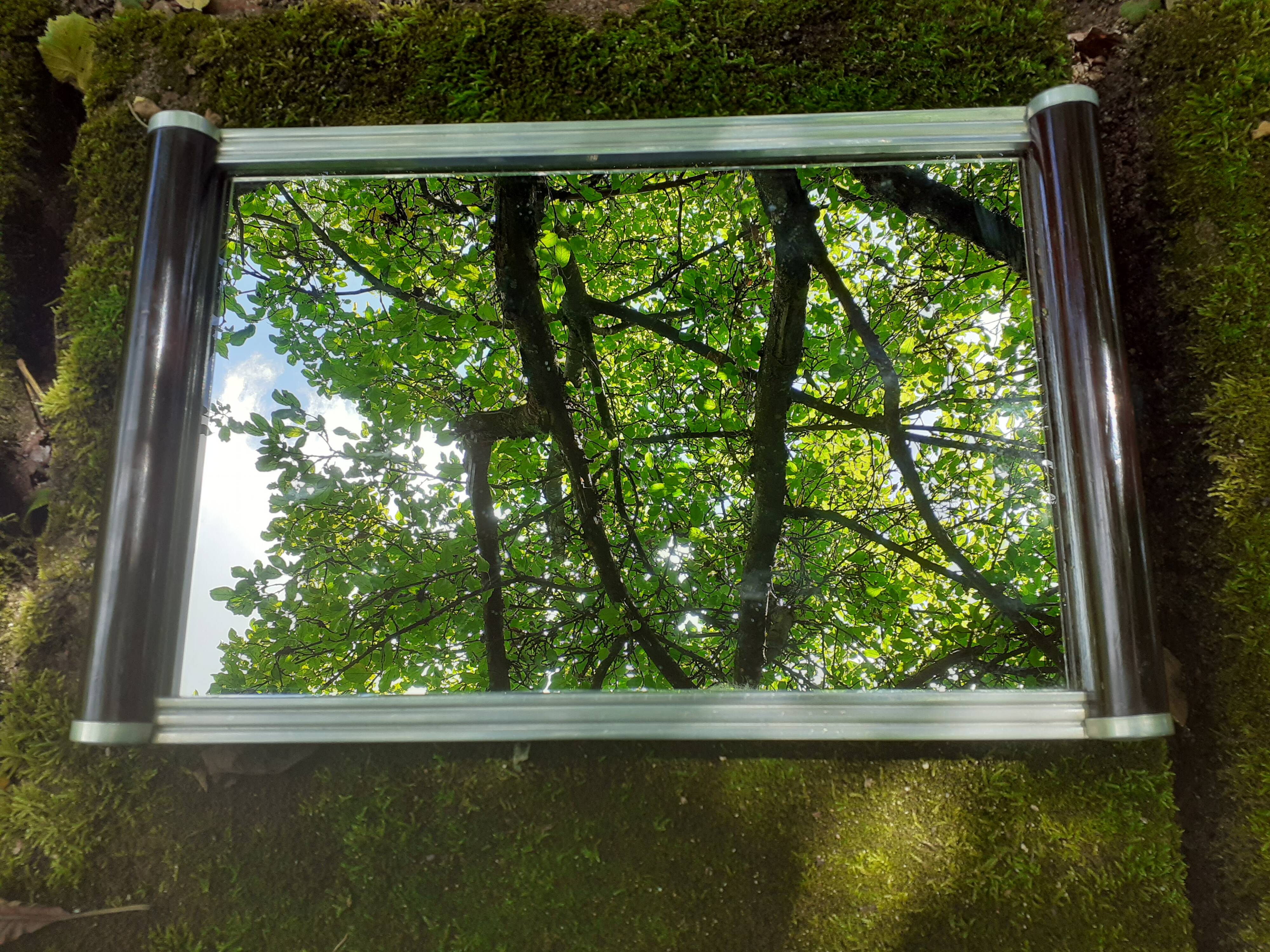 Art Deco period mirror tray
