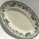 Terre de Fer Guadeloupe Debray gray blue dish