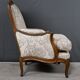 Queen's bergère in carved beech, Louis XV period – mid 18th century