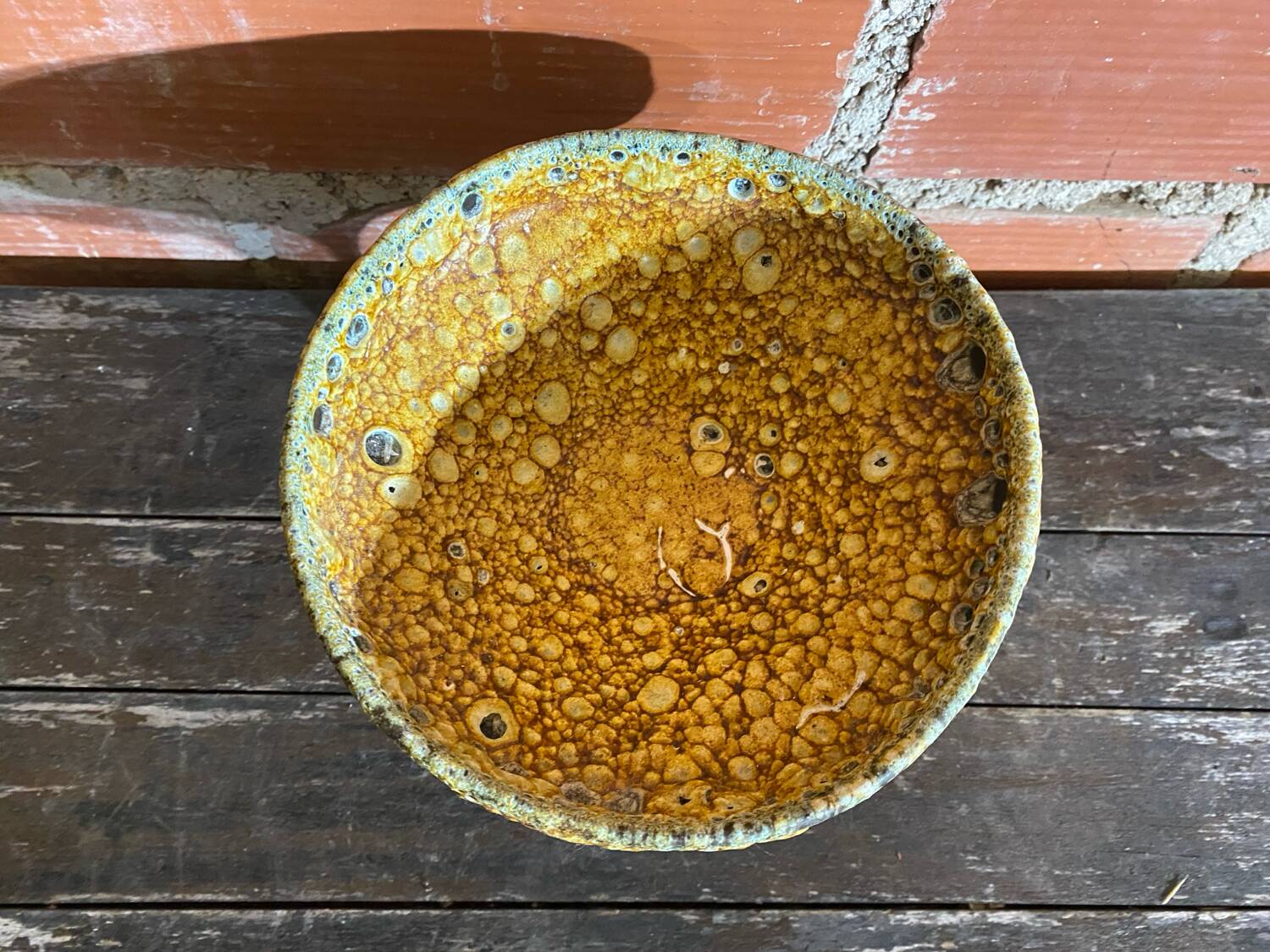 Fat Lava CHARLES CART Cyclope Honey Vintage Ceramic Bowl