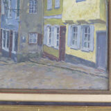 Antique painting by Pierre Boissart (1878-1944) signed country view B8