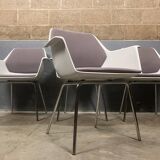 Space Age vintage bucket Chair Georg Leowald Wilkhahn
