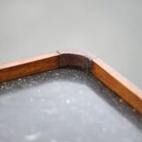 Bedside table, curtain bedside table, marble bedside table