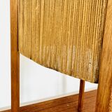 Sisal and Teak Floor Lamp by Temde
