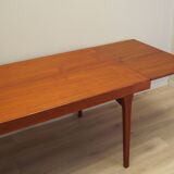 Teak table, Danish design, 1970s, production: Denmark