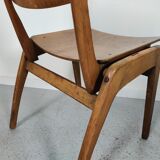 8 chaises vintage empilables années 60/70
