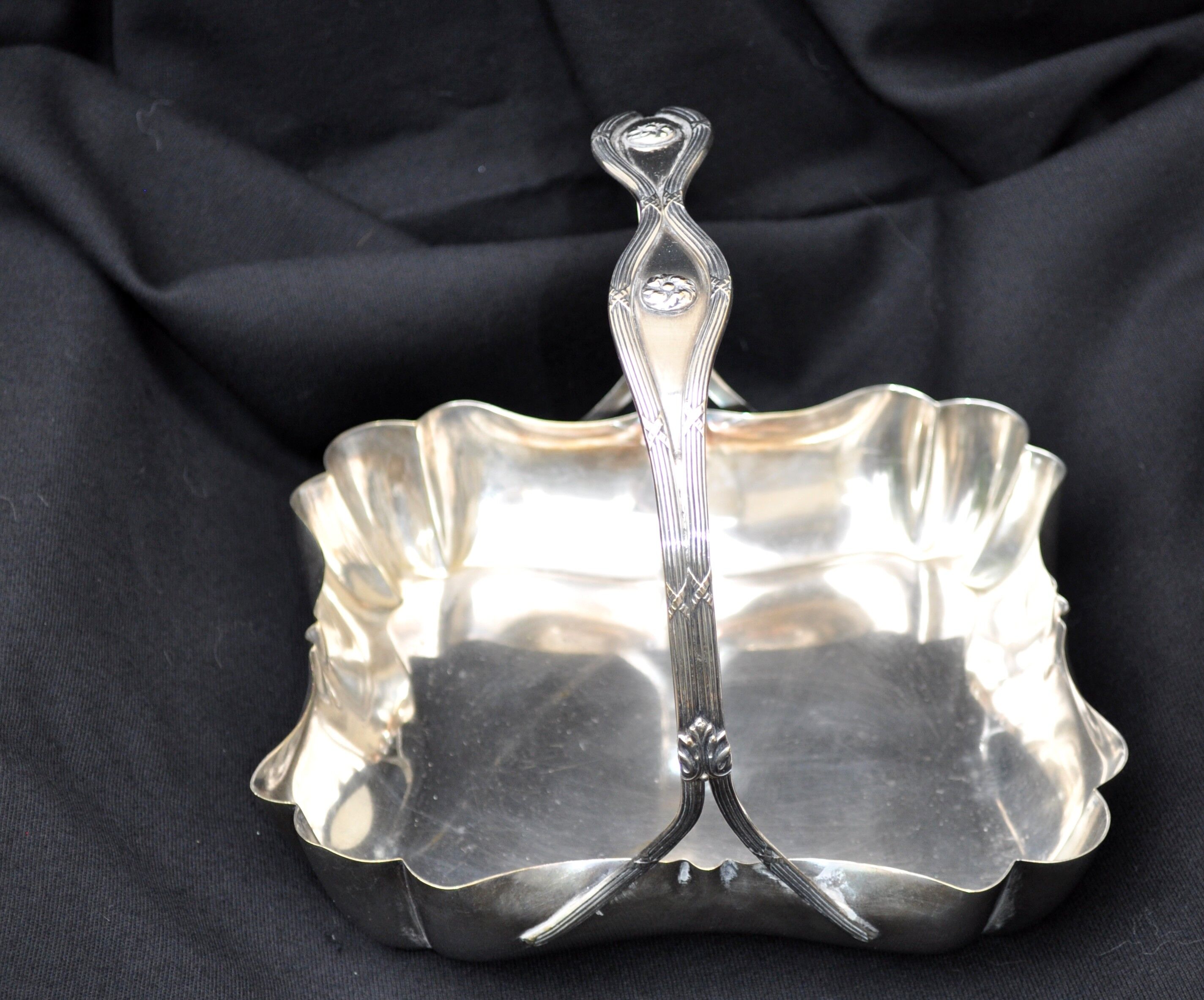 Silver metal tray by Roux Marquiand (rmRM
