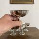Vintage stainless steel footed cups