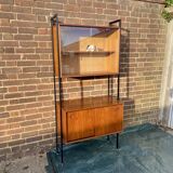 Mid Century Avalon Modular Ladderax Teak Vintage Shelving Unit 1