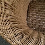 1960s rattan armchair