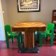 Walnut Art Deco Czech dining table