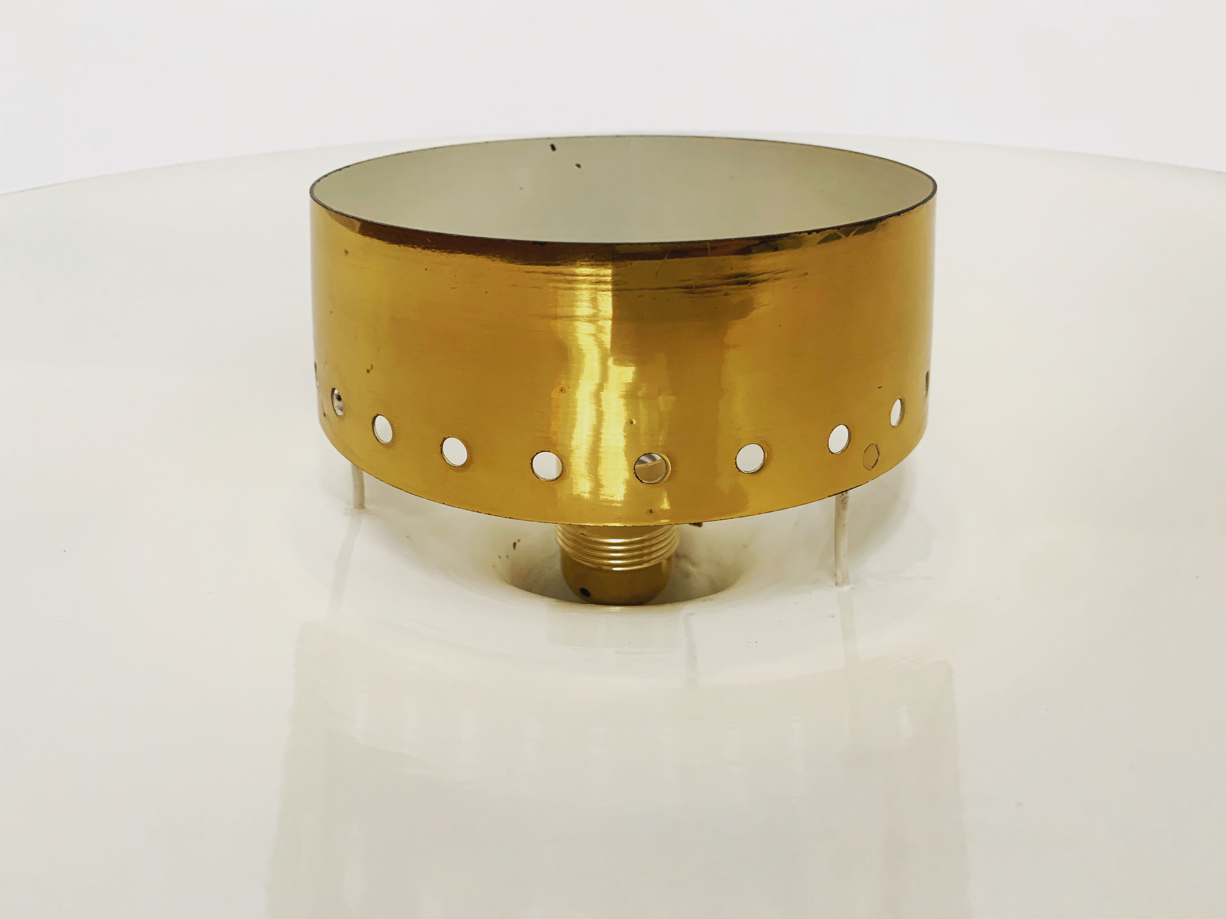 Swedish Mid-Century Modern brass pendant lamp