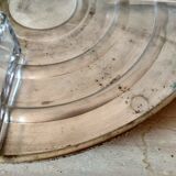 Appetizer tray, servant silver metal and its 5 ramekins 1930s cut glass