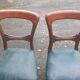 Pair of 19th century Restoration period armchairs