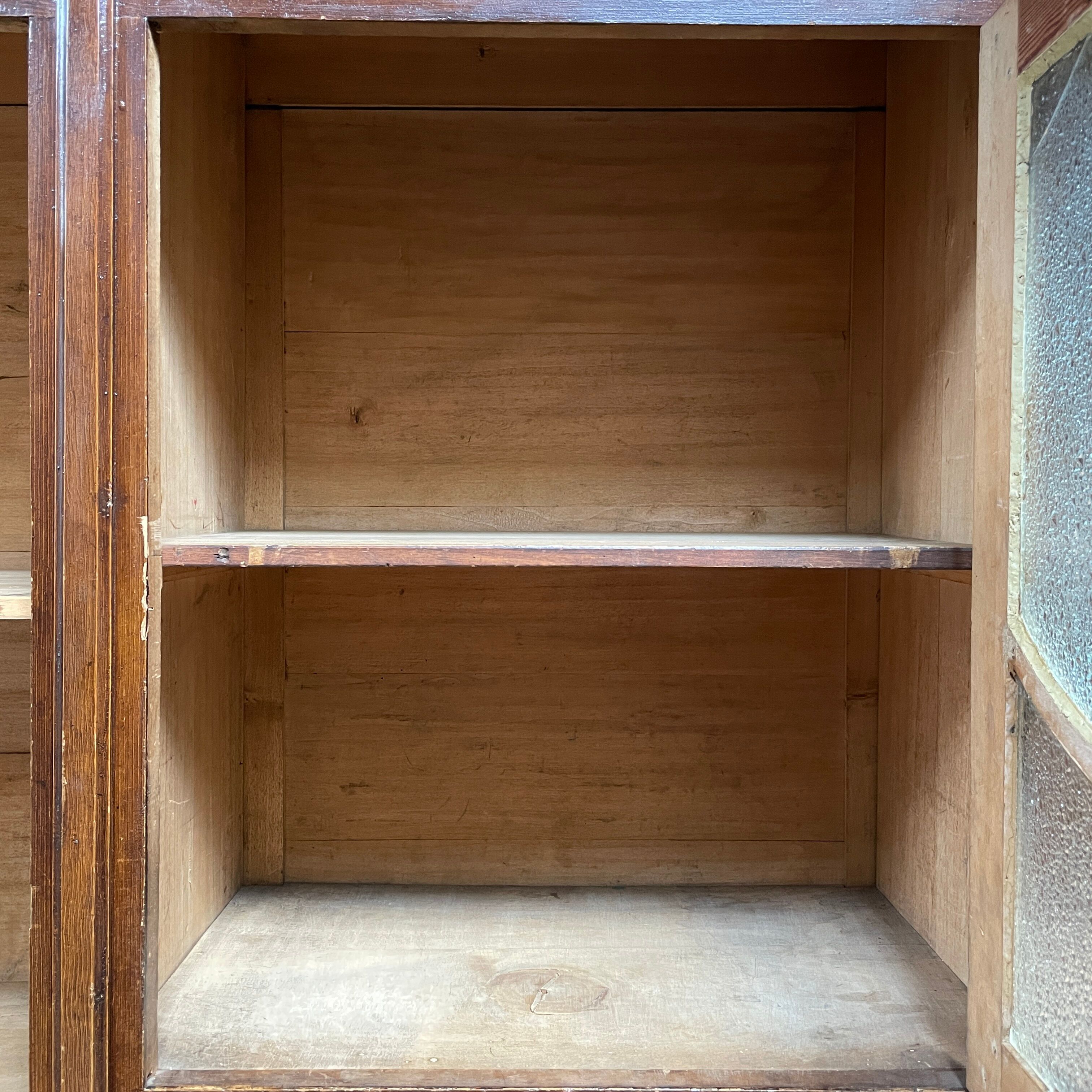 Large art deco cafe cabinet from Belgium, 1920s.