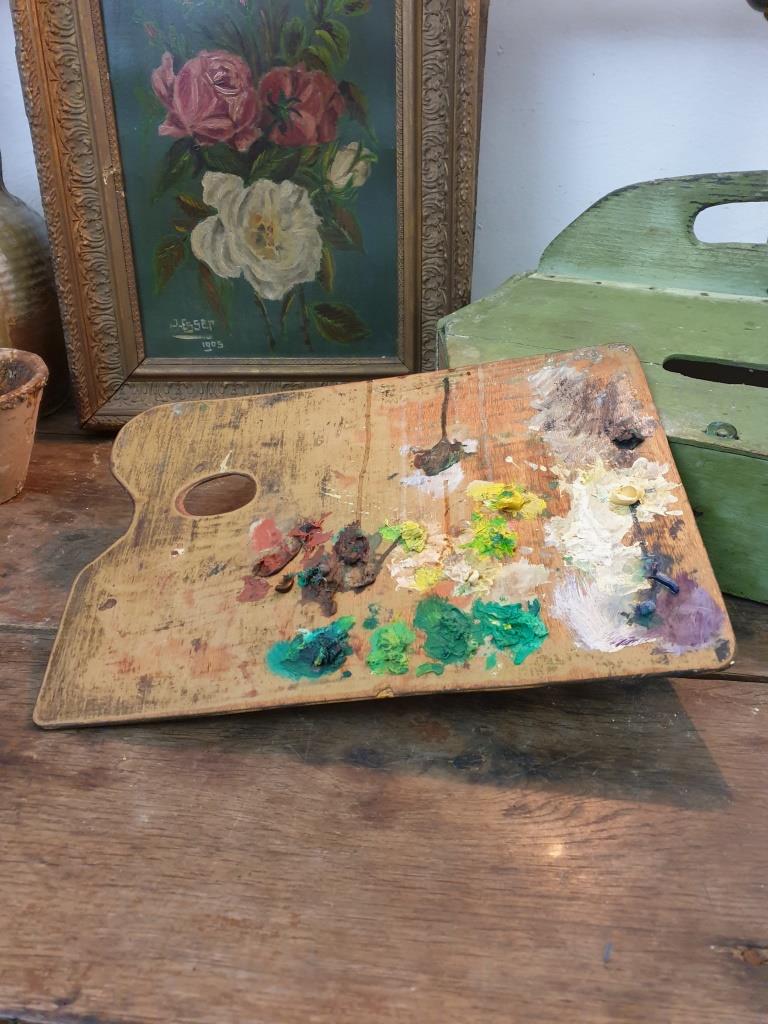 Ancient painter's palette
