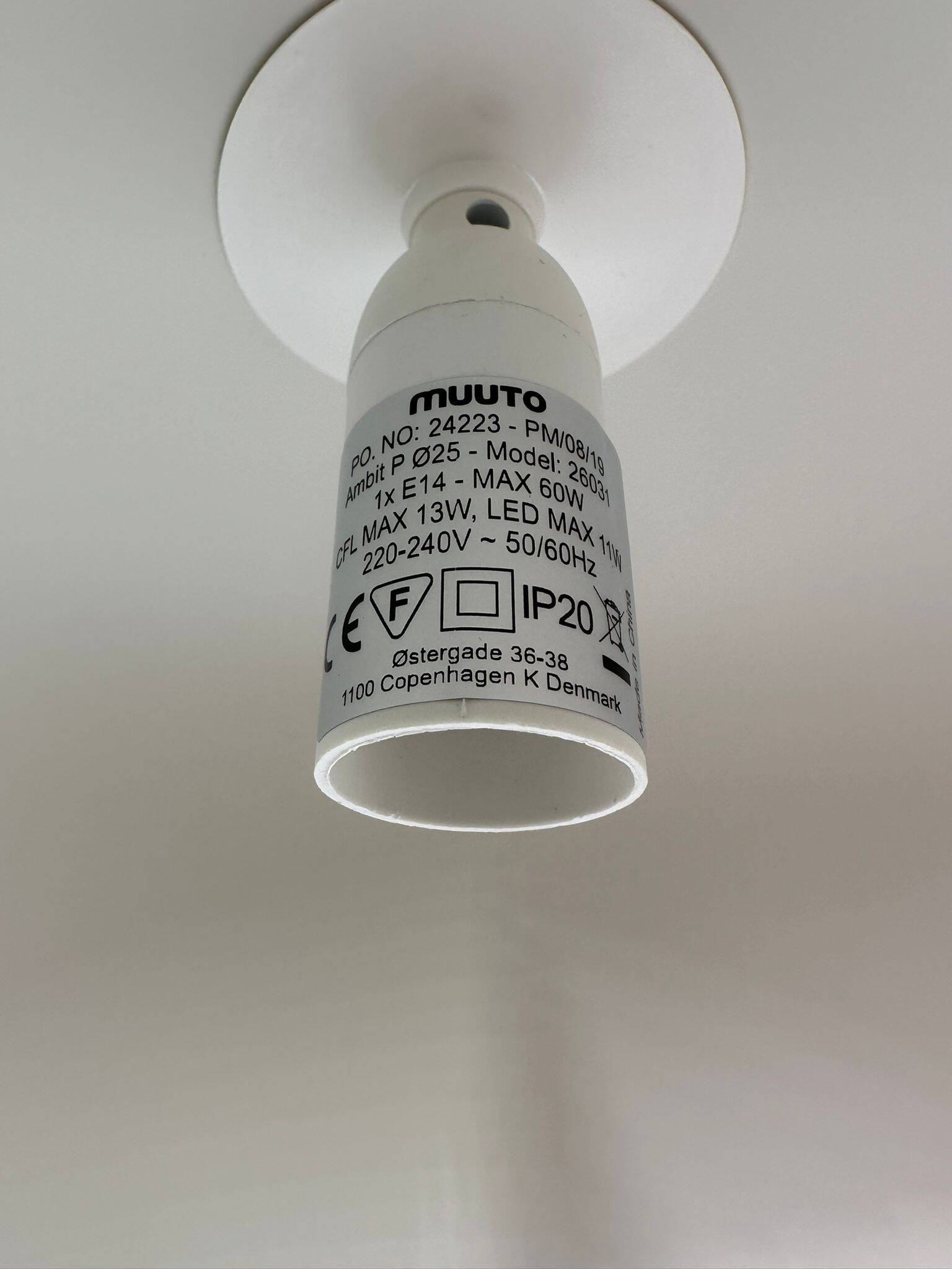 Muuto Ambit Grey Pendant Light
