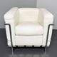 LC2 armchair by Le Corbusier for Cassina, Italy, 2000s