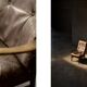 Vintage MidCentury Danish Beech&Leather High Armchair from Farstrup Møbler