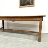 Grande table de ferme ancienne en noyer