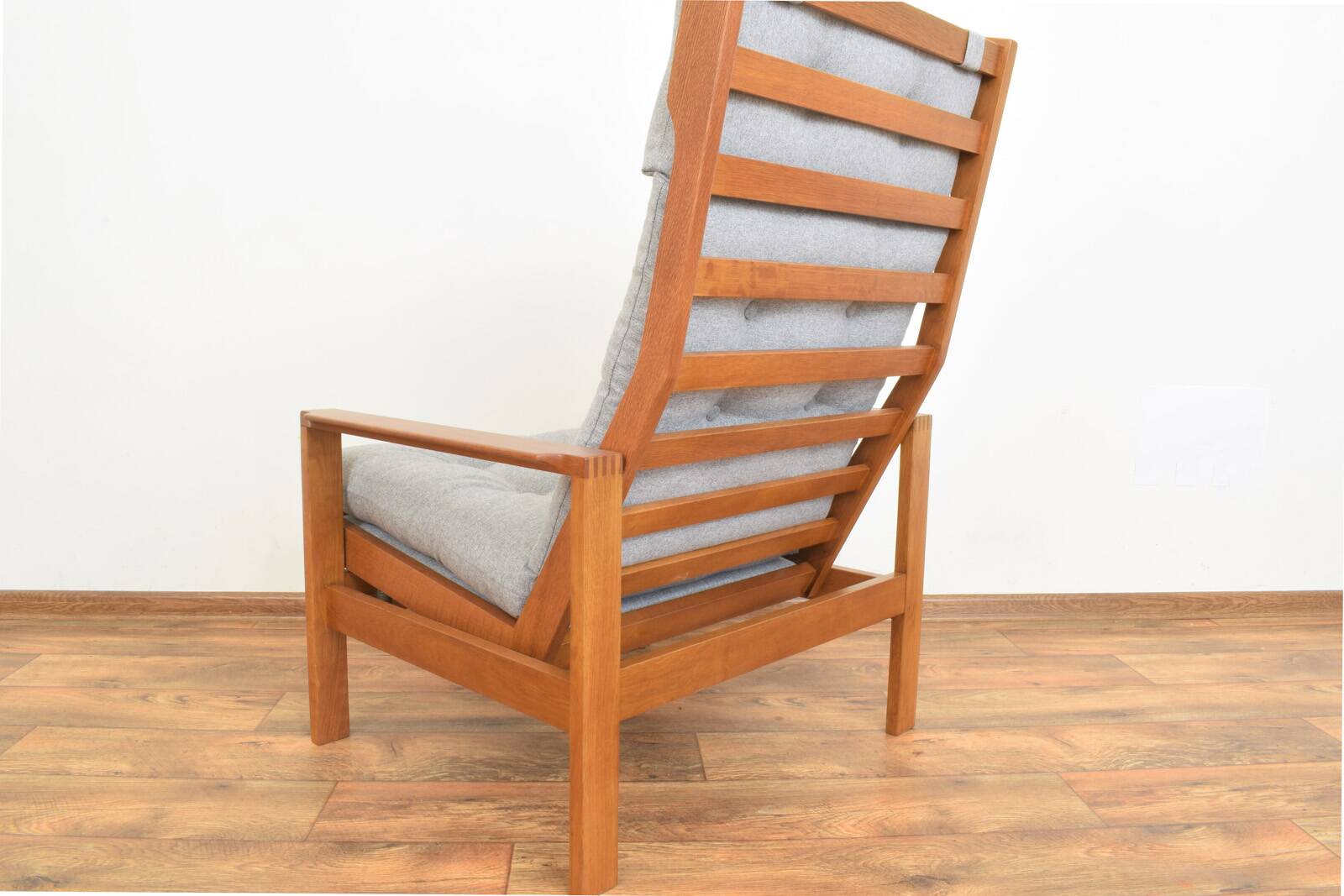 Mid-Century Danish Oak Armchair by Leif Alring for Madsen & Schubell, 1960s