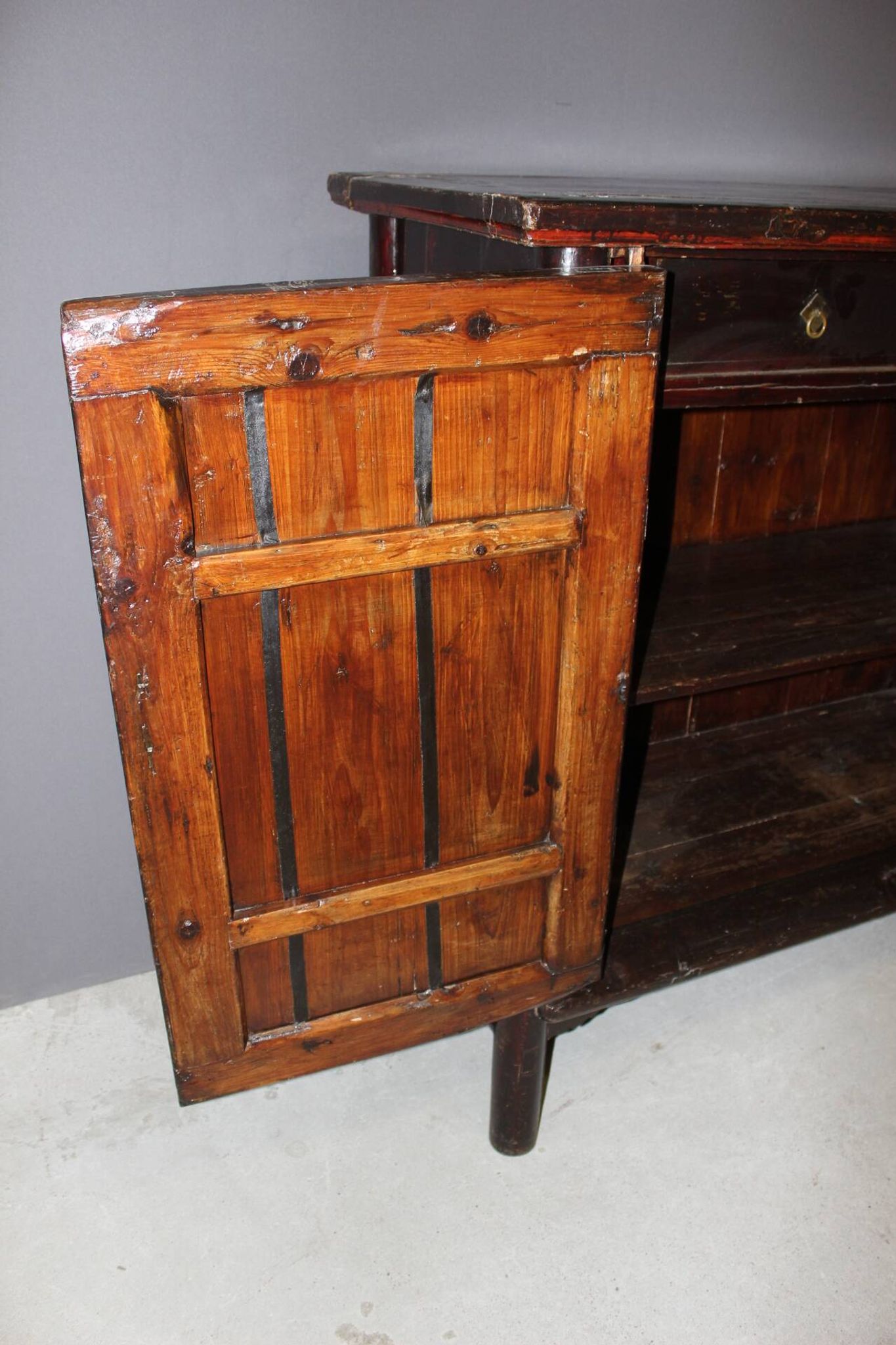 Armoire Chinoise En Bois Laqué Vers 1900