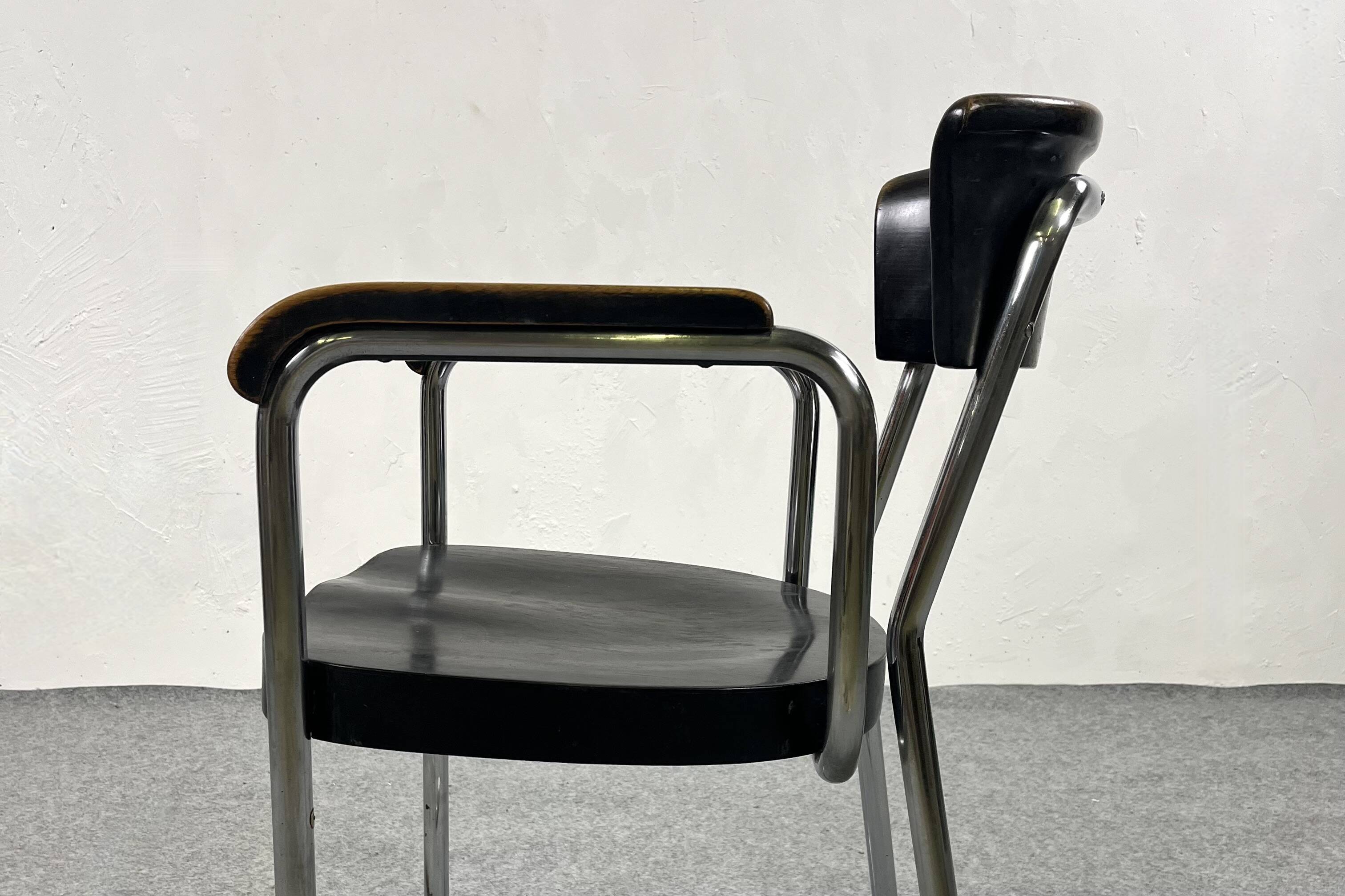 B261 armchair by Emile Guillot for Thonet - 1930s