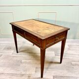 Flat Desk With Side Drawers In Mahogany Louis XVI XVIII Eme Century