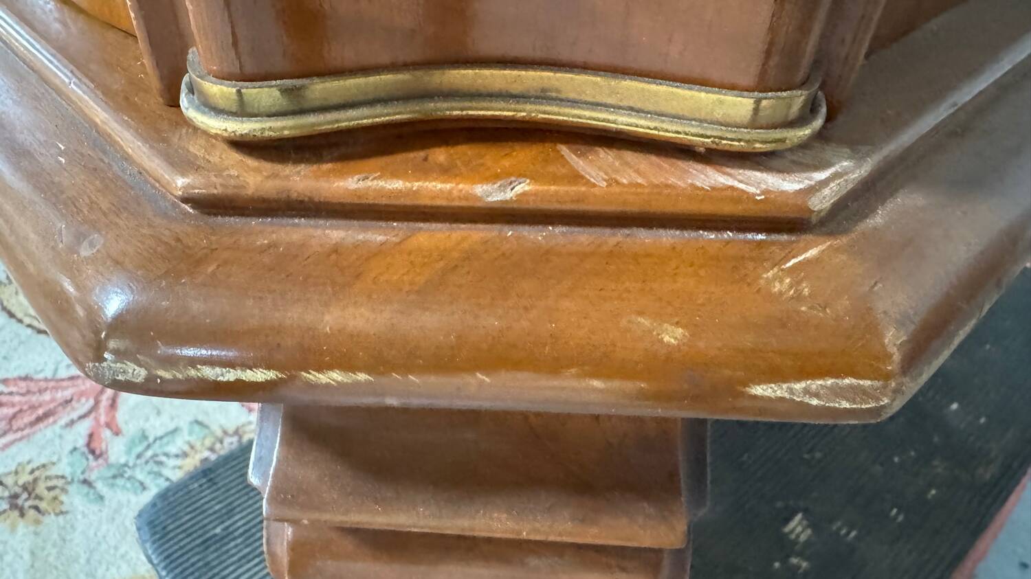 Mahogany and burl enfilade 1950/60