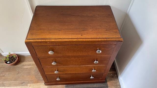 COMMODE Art Déco CHENE Massif