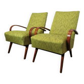 Fauteuils vintage par Jaroslav Smidek, années 1960, Set de 2