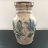 XL vase with floral decoration