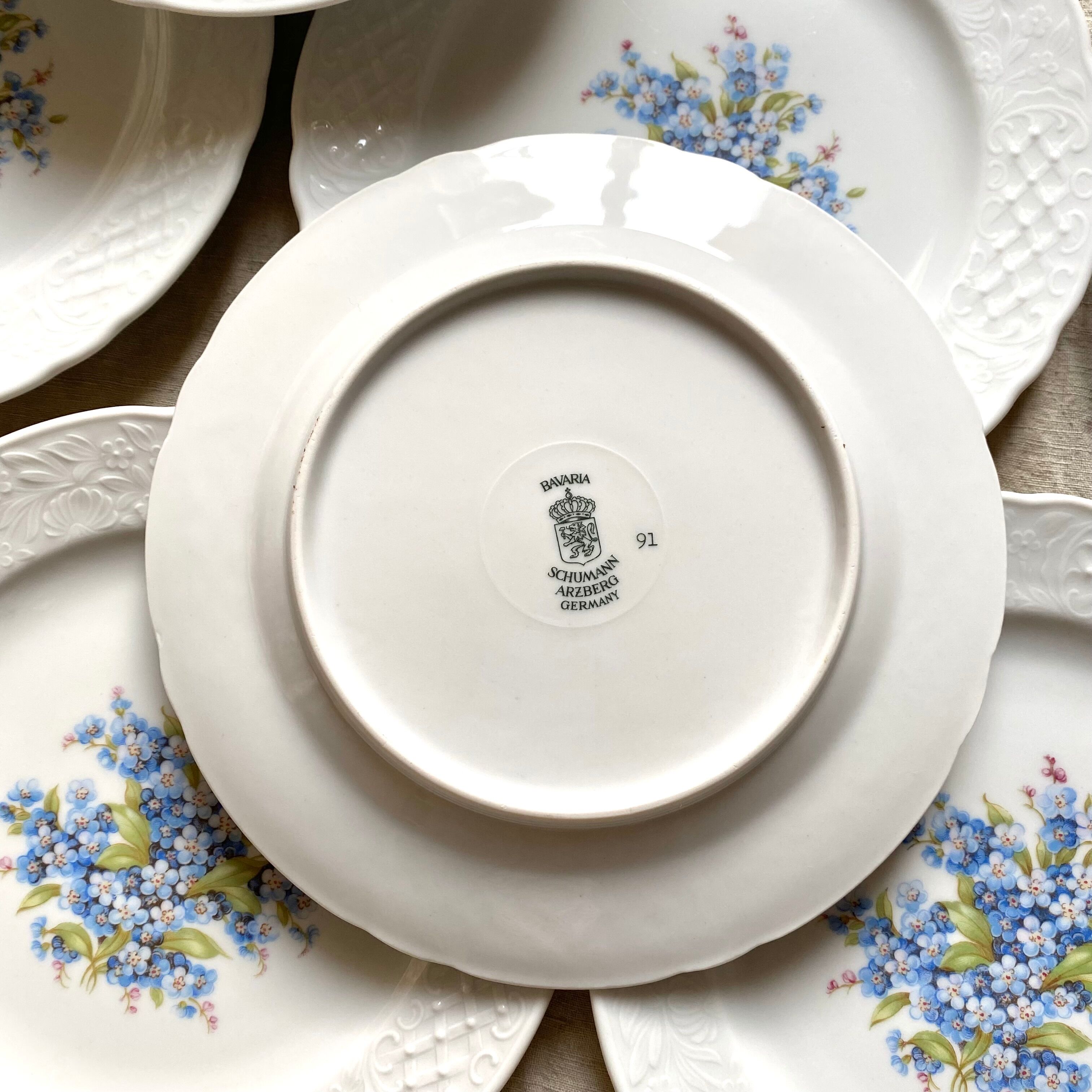 Bavaria porcelain plates