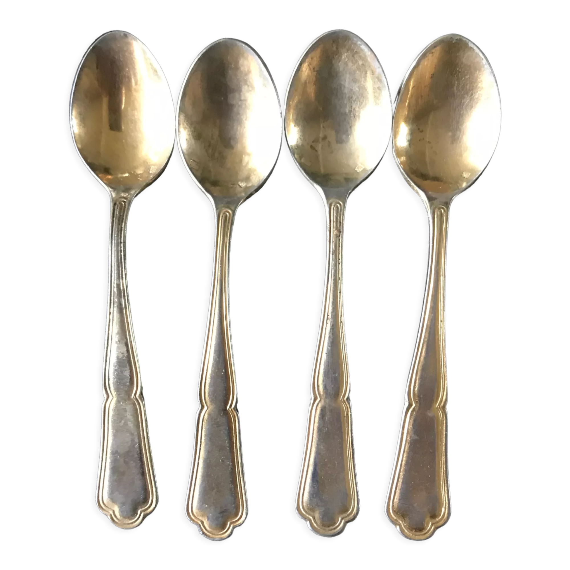 Pop-UP Christmas 2022 Set of 4 small teaspoons or dessert.