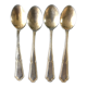Pop-UP Christmas 2022 Set of 4 small teaspoons or dessert.