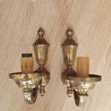 Paire d'appliques en bronze