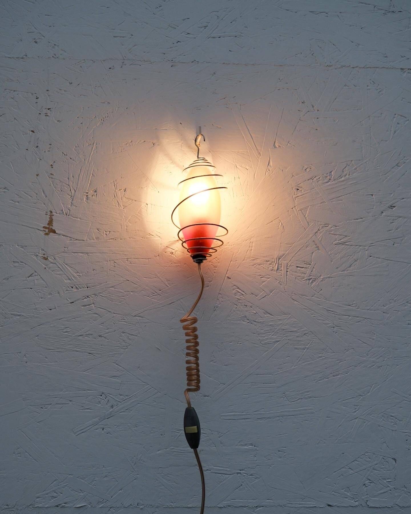 "Walking Lamp" by TSÉ & TSÉ in metal and glass, 1997