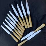 Coffret 12 couteaux anciens acier Fontenille Périgueux