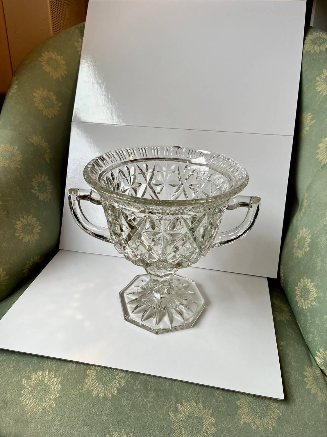 Vintage crystal triumph vase/bowl from the 1960s/70s