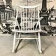 Wooden Rocking chair by Illum Wikkelsø for Niels Eilersen, Denmark 1950s